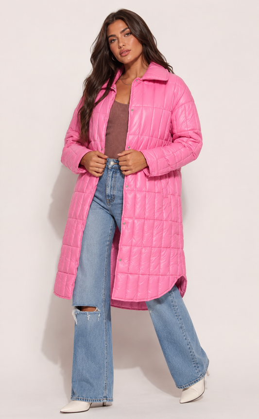 CLANP0114: Boulevard Quilted Long Coat