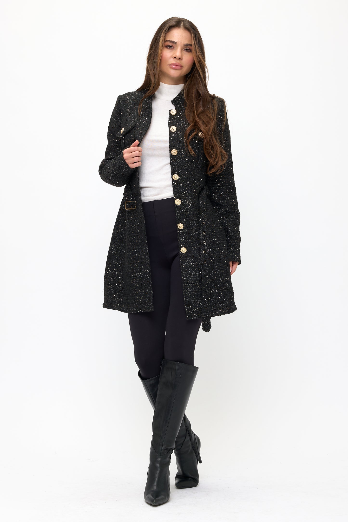 CLATC0024: The Vivienne Tweed Longline Coat