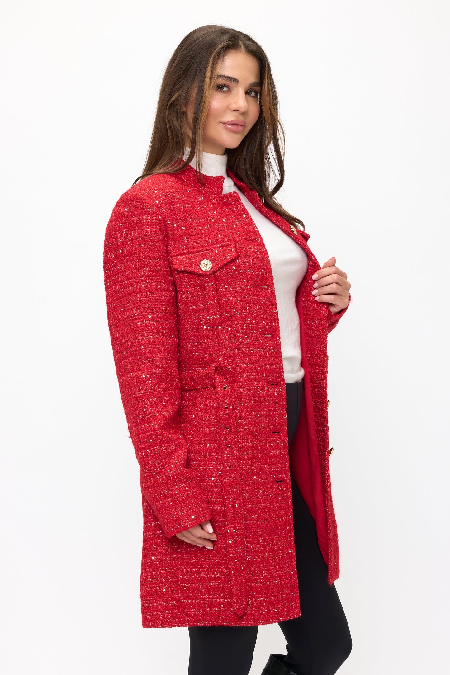 CLATC0024: The Vivienne Tweed Longline Coat
