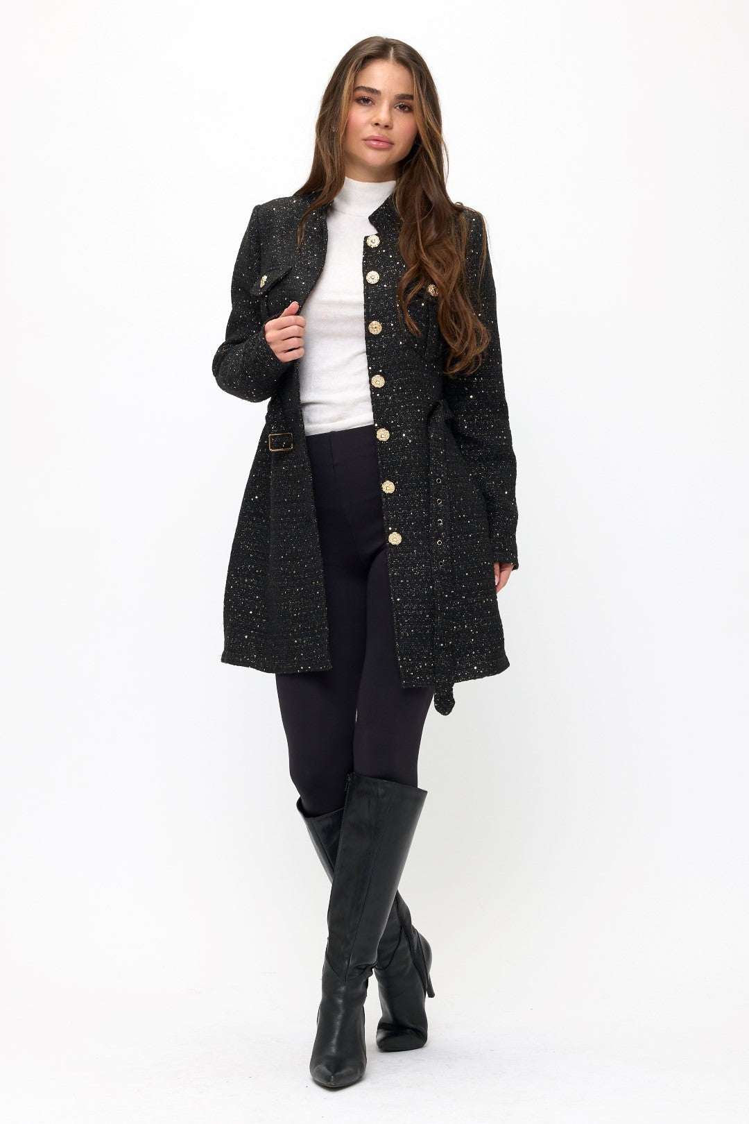 CLATC0024: The Vivienne Tweed Longline Coat
