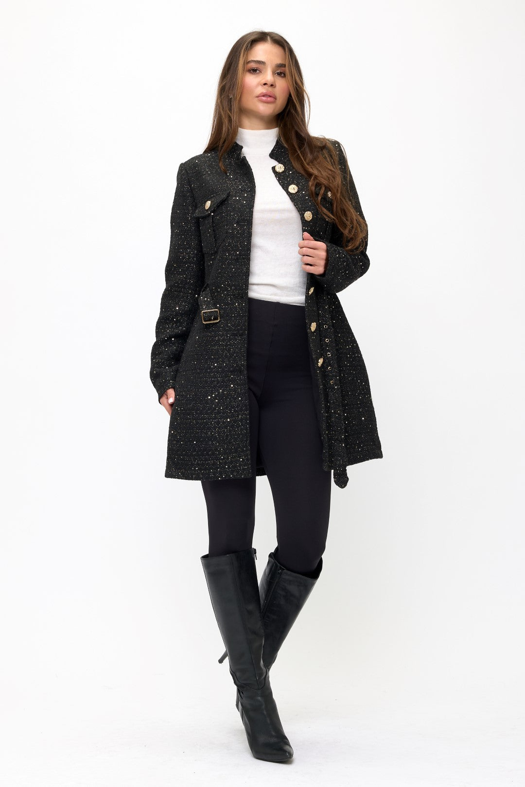 CLATC0024: The Vivienne Tweed Longline Coat