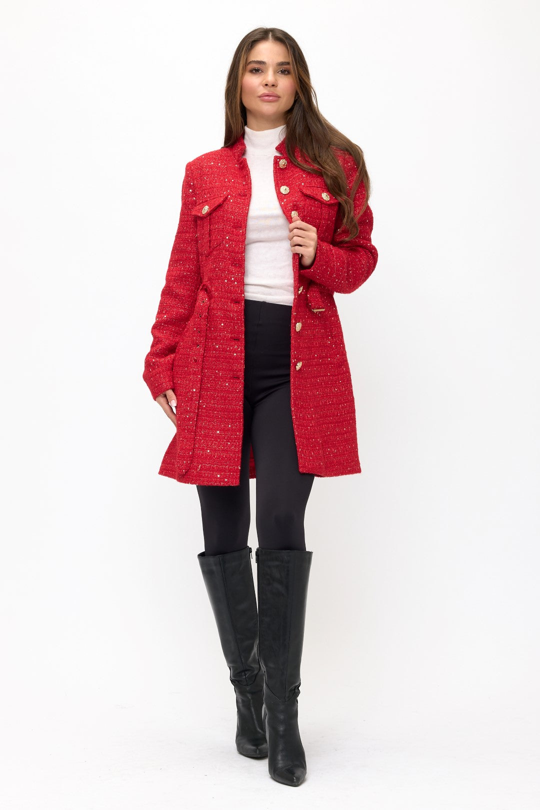 CLATC0024: The Vivienne Tweed Longline Coat