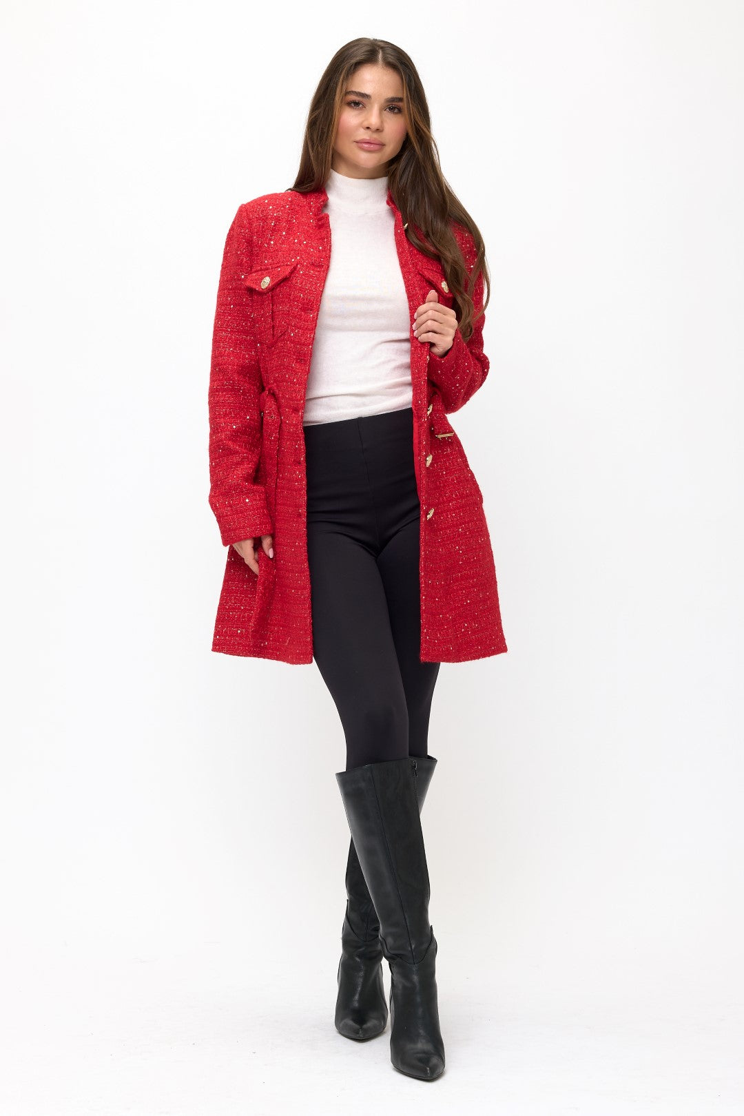 CLATC0024: The Vivienne Tweed Longline Coat