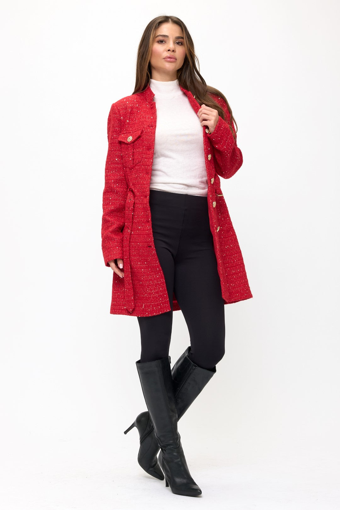 CLATC0024: The Vivienne Tweed Longline Coat