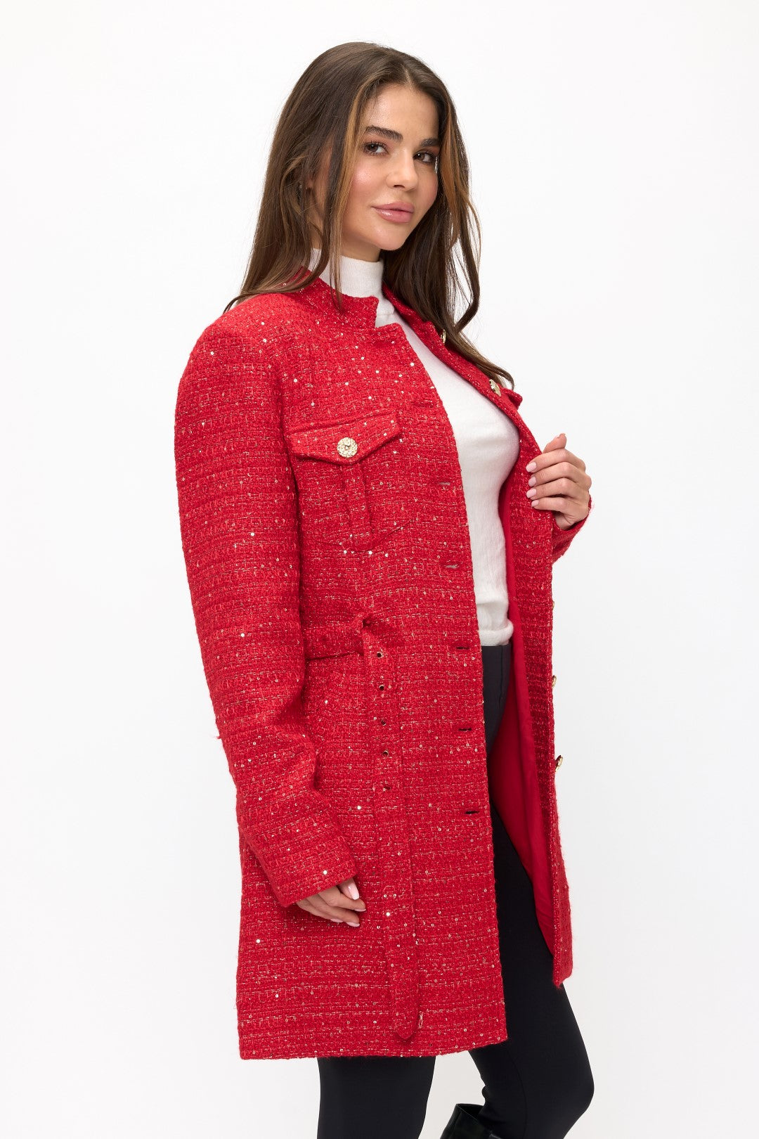 CLATC0024: The Vivienne Tweed Longline Coat