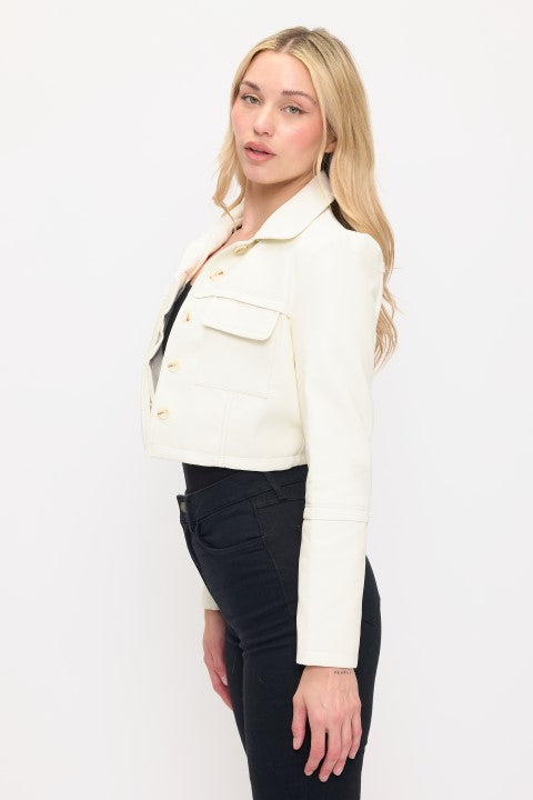 CLATJ0005: The Reese Cropped Utility Jacket