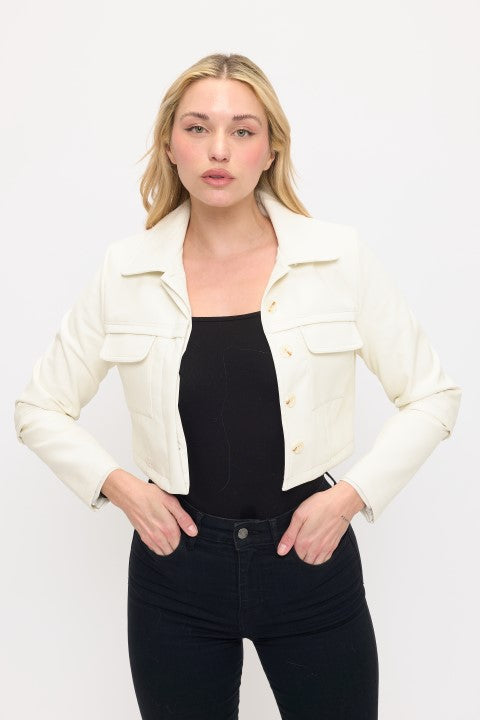 CLATJ0005: The Reese Cropped Utility Jacket