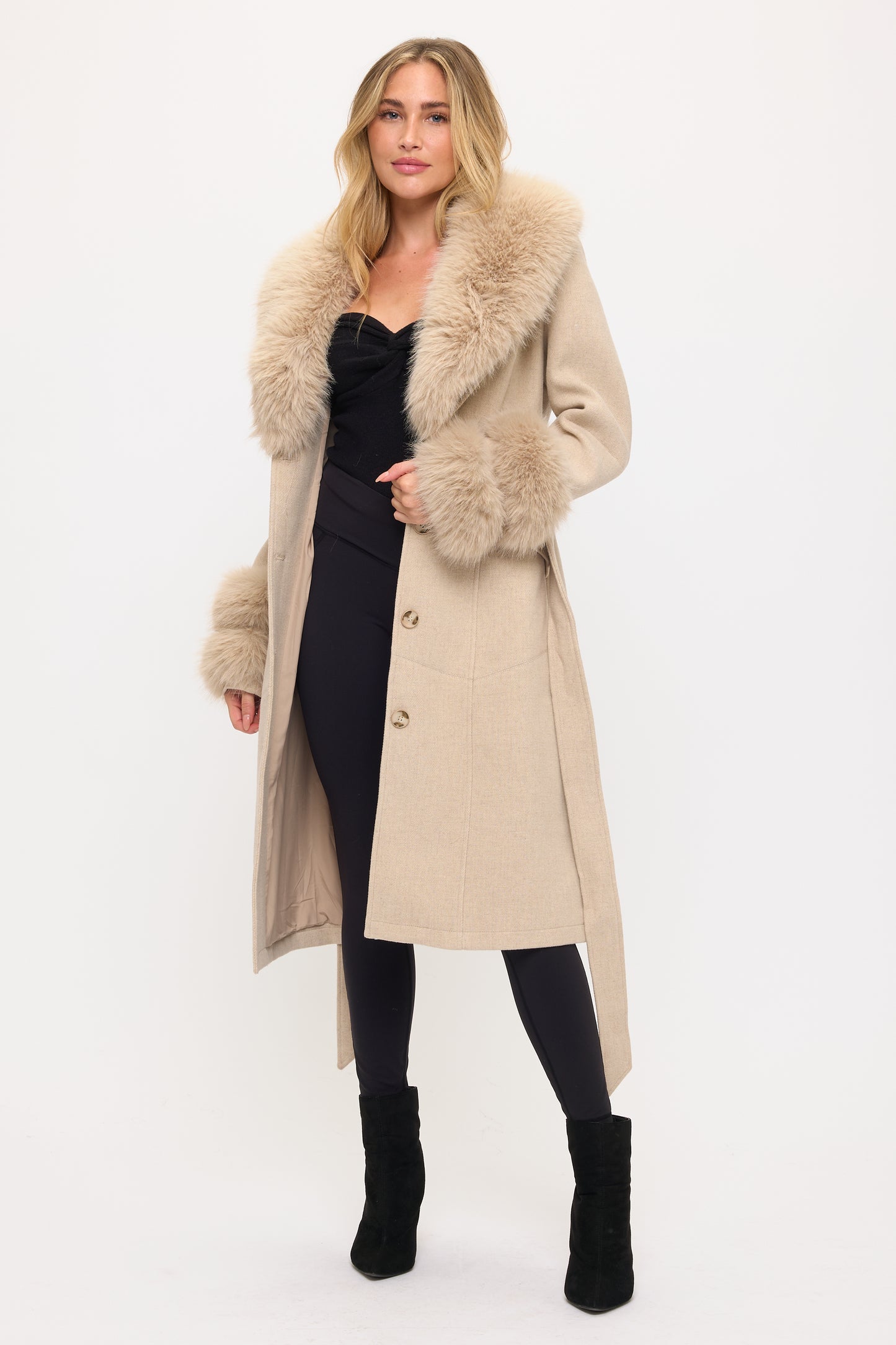 CLAWC0008: Imperial Luxe Maxi Fur Coat