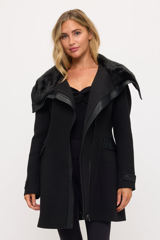 CLAWJ0078: Vogue Elite Wrap Coat