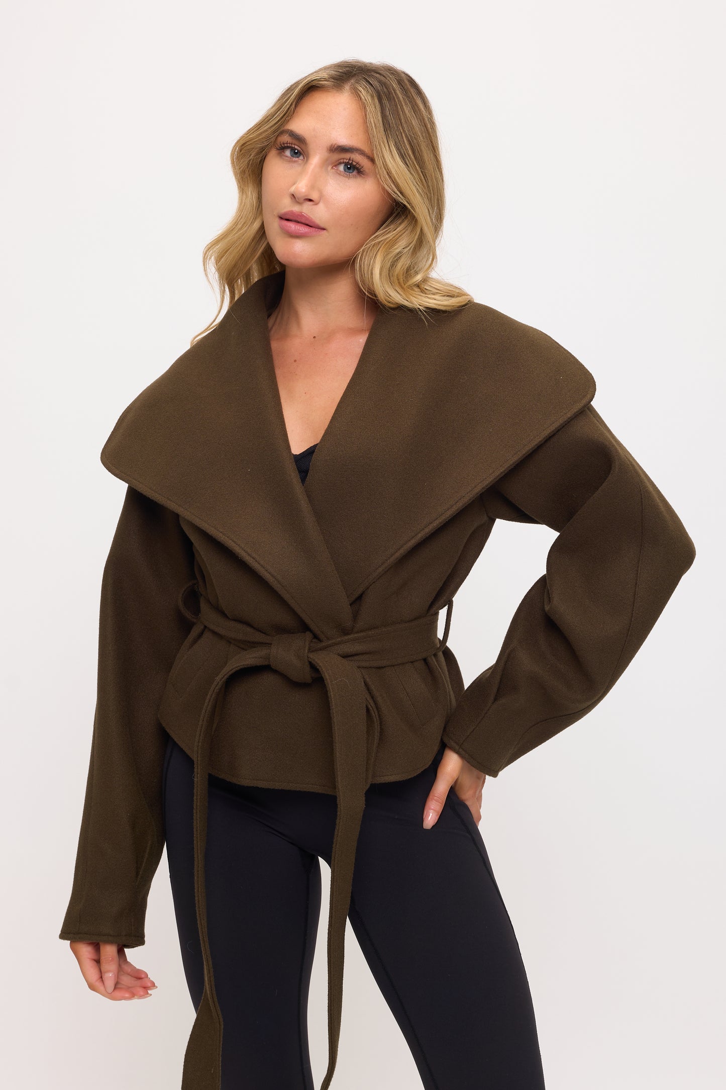 CLAWJ0104: Studio Modern Wrap Jacket