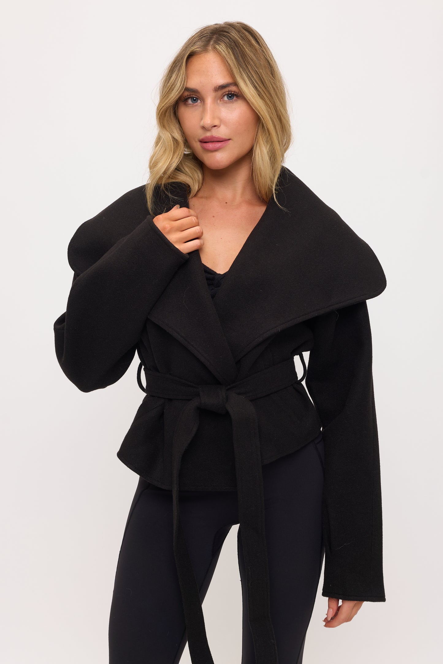 CLAWJ0104: Studio Modern Wrap Jacket