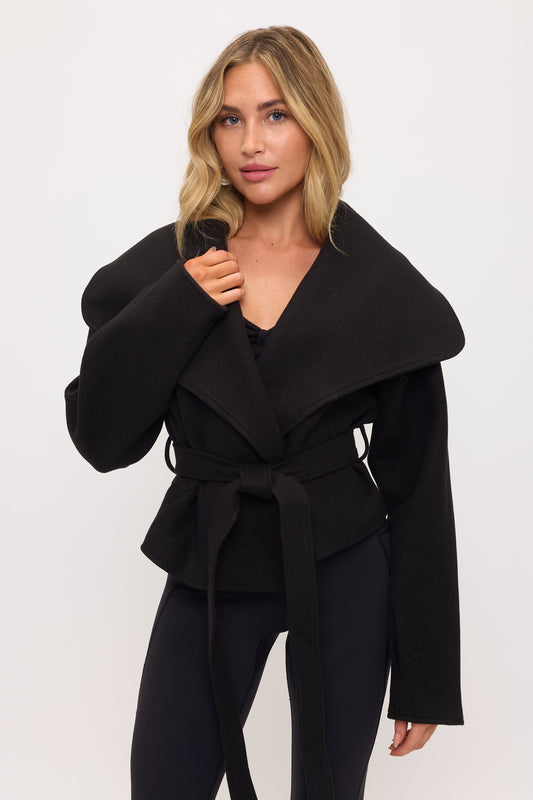 CLAWJ0104: Studio Modern Wrap Jacket