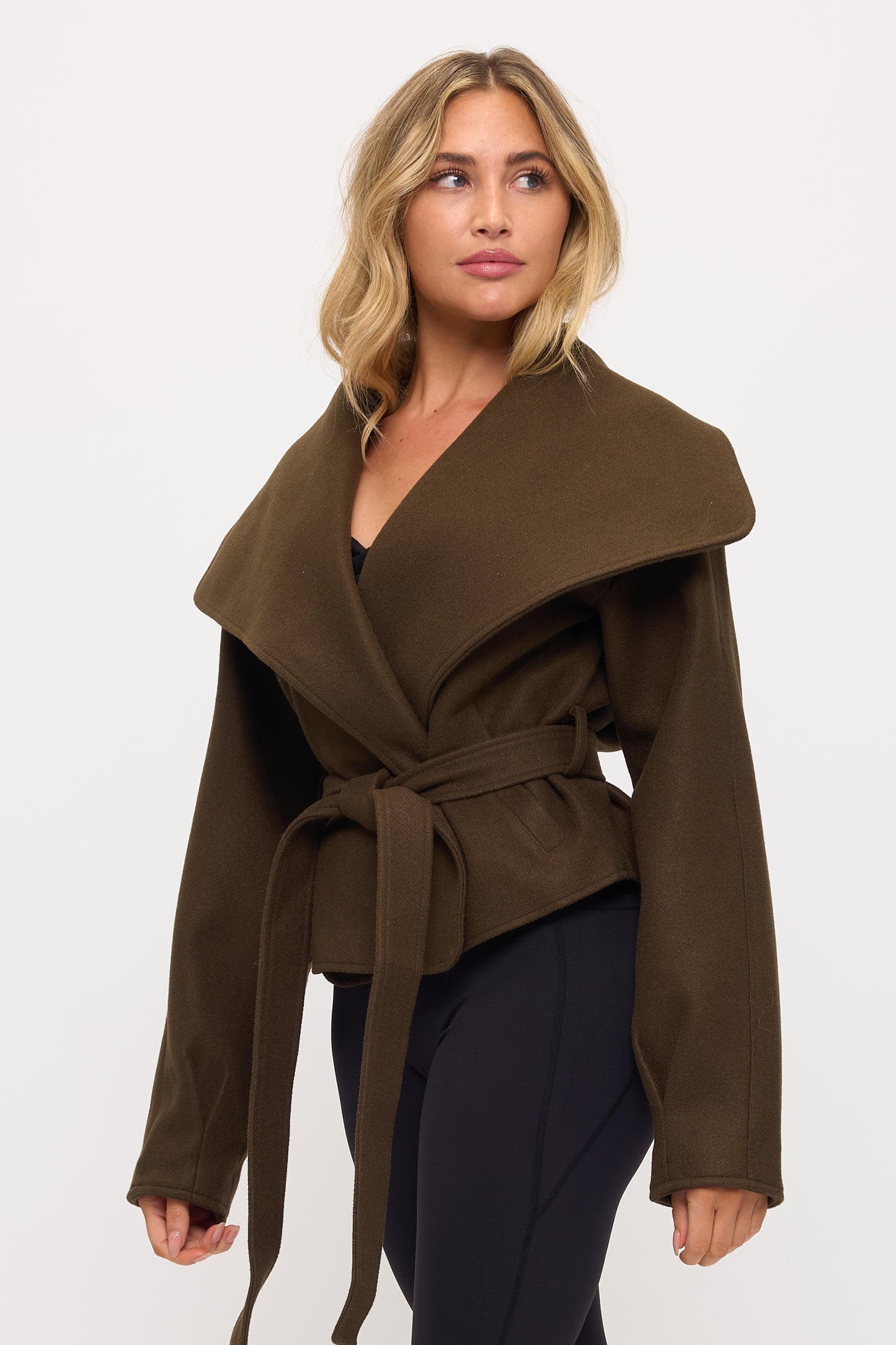 CLAWJ0104: Studio Modern Wrap Jacket
