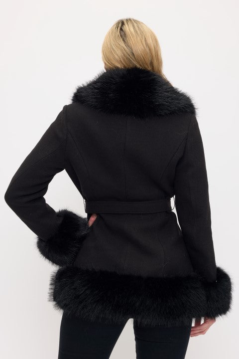 CLAWJ0120 - Monroe Faux Fur Coat