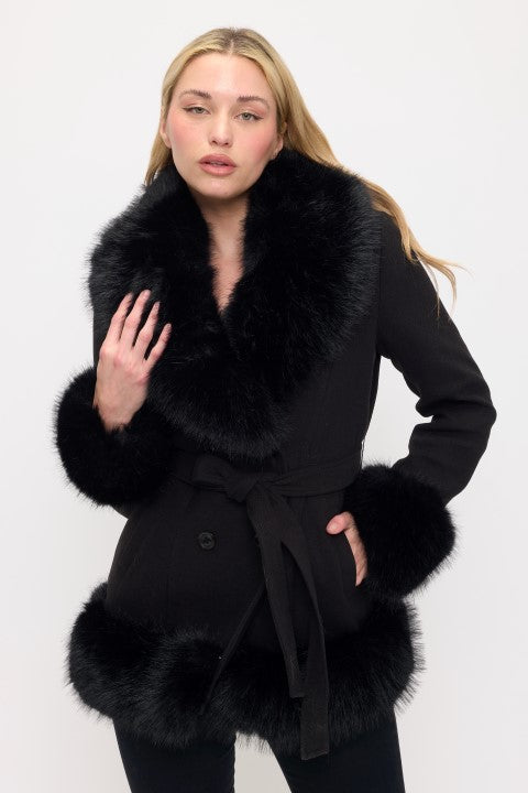 CLAWJ0120 - Monroe Faux Fur Coat