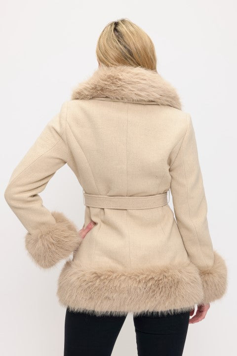 CLAWJ0120 - Monroe Faux Fur Coat
