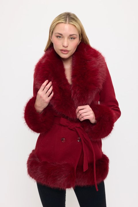CLAWJ0120 - Monroe Faux Fur Coat