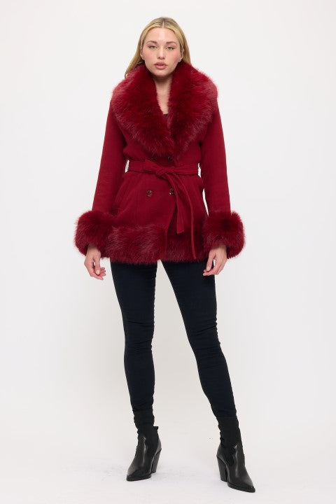 CLAWJ0120 - Monroe Faux Fur Coat