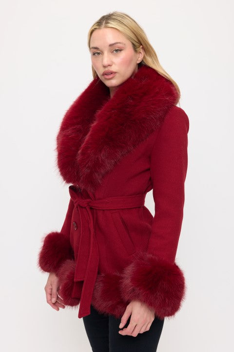 CLAWJ0120 - Monroe Faux Fur Coat
