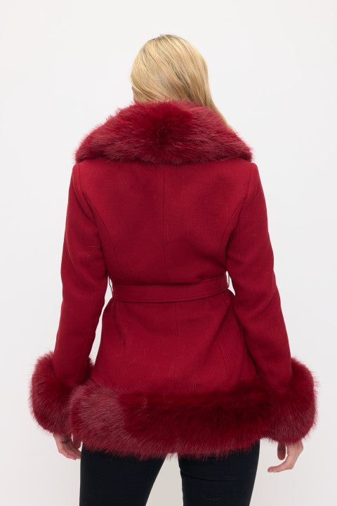 CLAWJ0120 - Monroe Faux Fur Coat