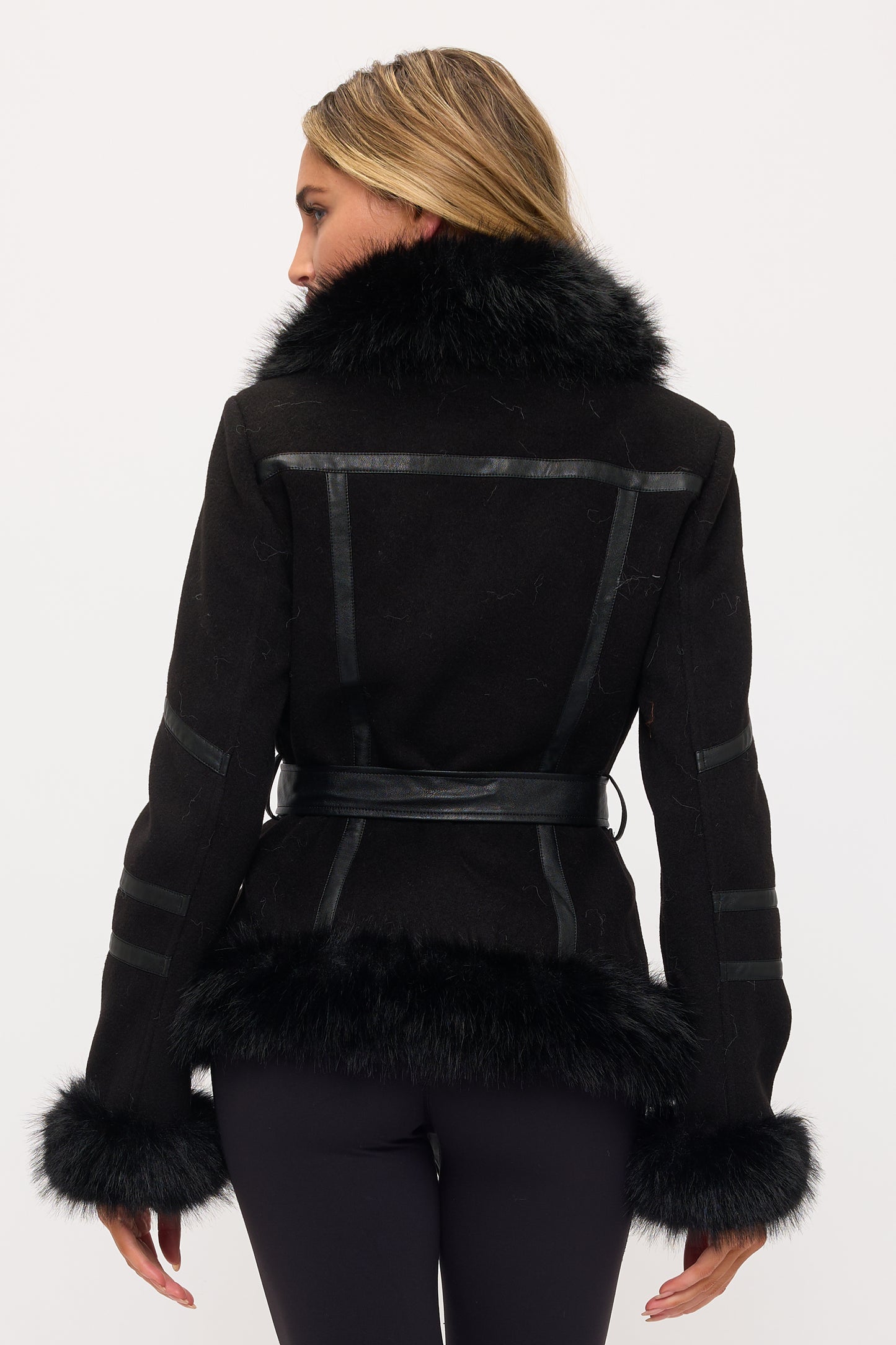 CLAWJ0147: Monaco Luxe Sherpa Coat