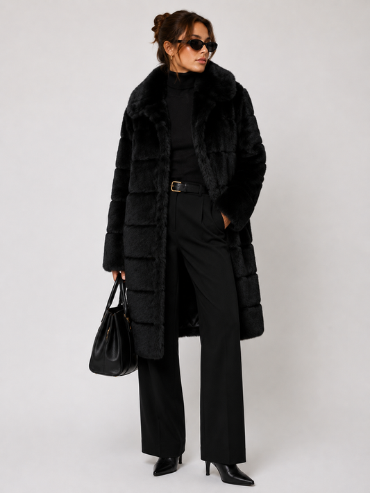 FC0199: The Ivory Cloud Luxe Long Coat