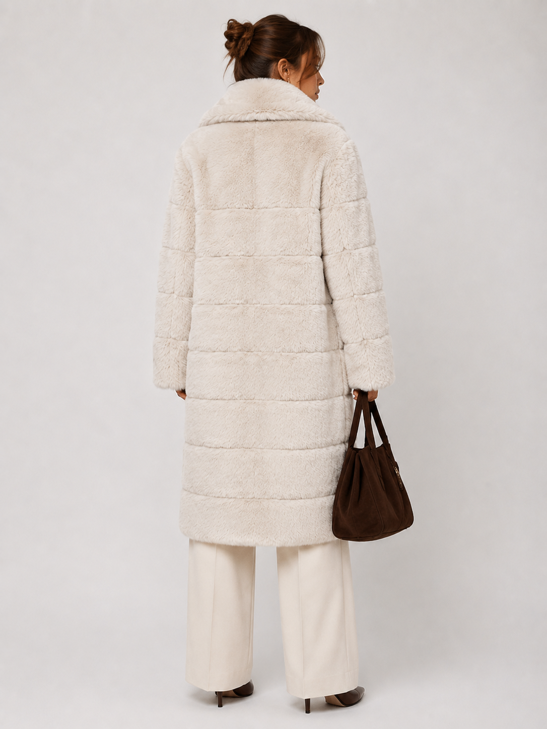 FC0199: The Ivory Cloud Luxe Long Coat