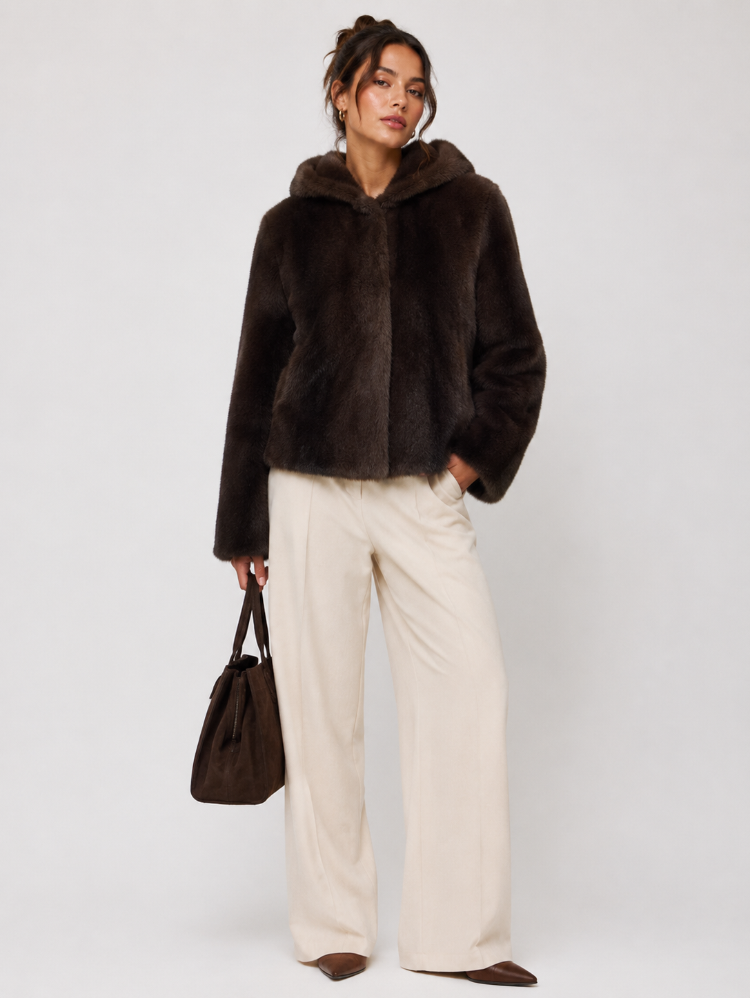 FJ0197: The Winter Luxe Hooded Plush Jacket