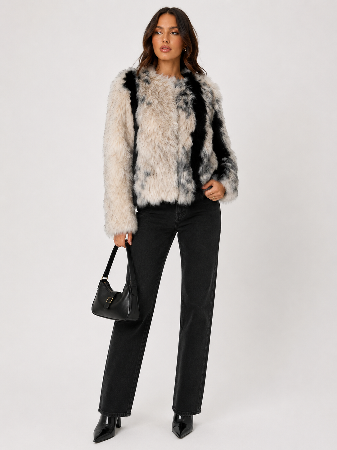 FJ0198 - The Winter Marble Fur Jacket