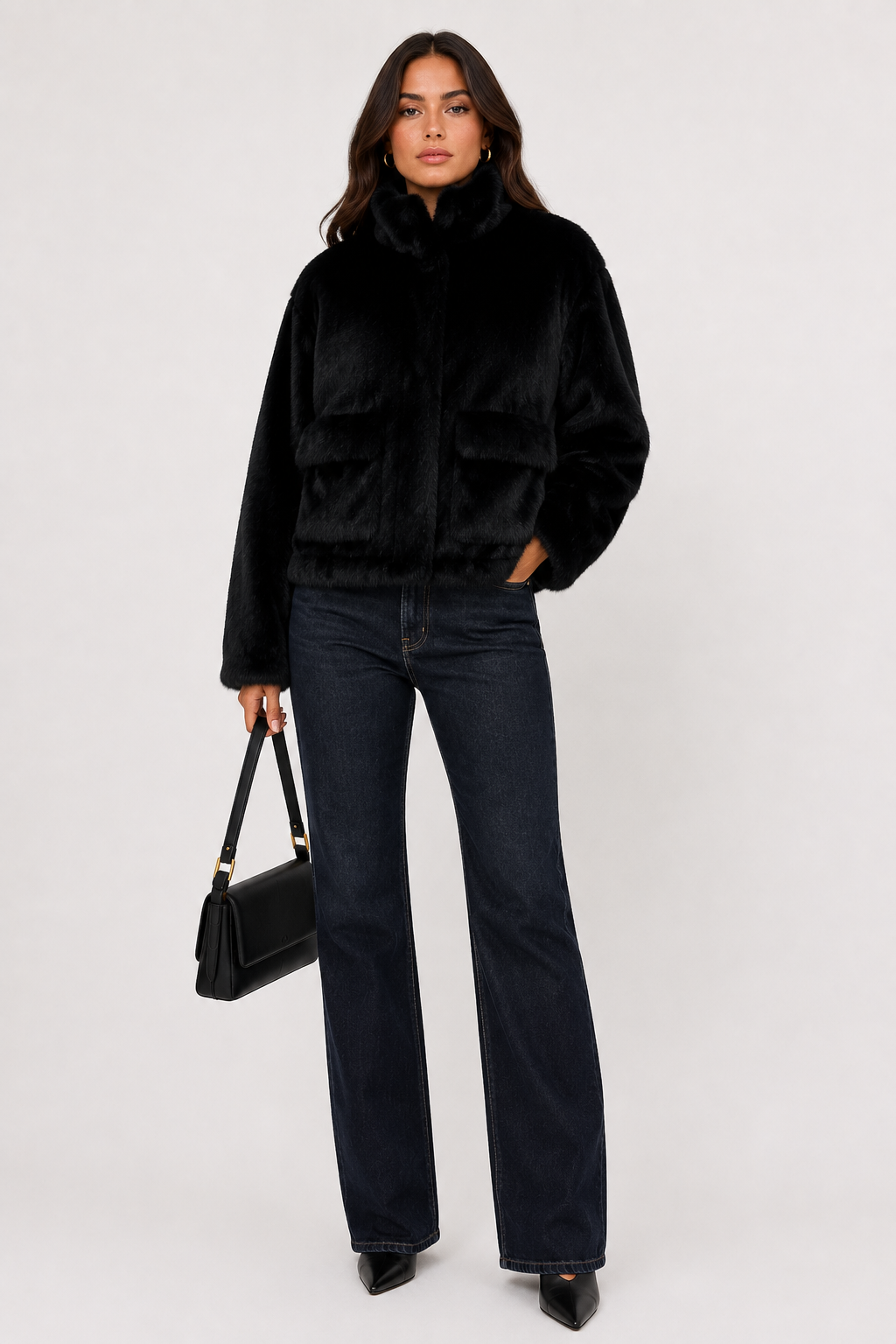 FJ0201 - The Cozy Cloud Plush Bomber Jacket