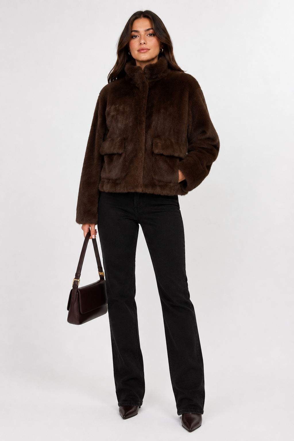 FJ0201 - The Cozy Cloud Plush Bomber Jacket