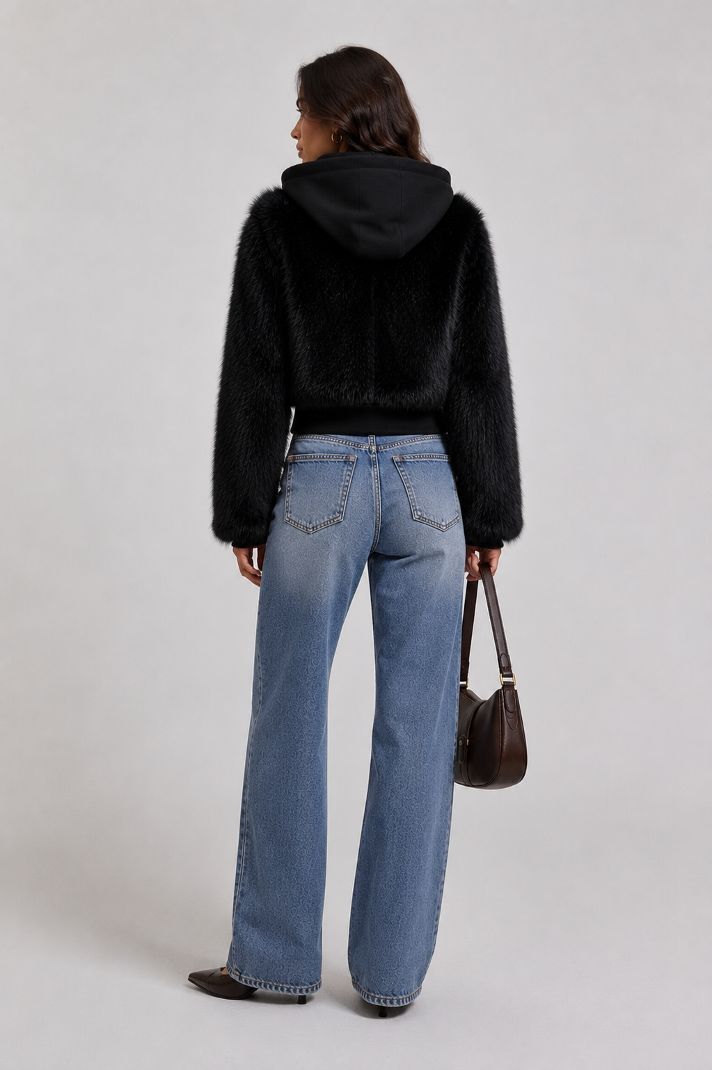 FJ0209 - The Luxe Mist Hooded Plush Jacket
