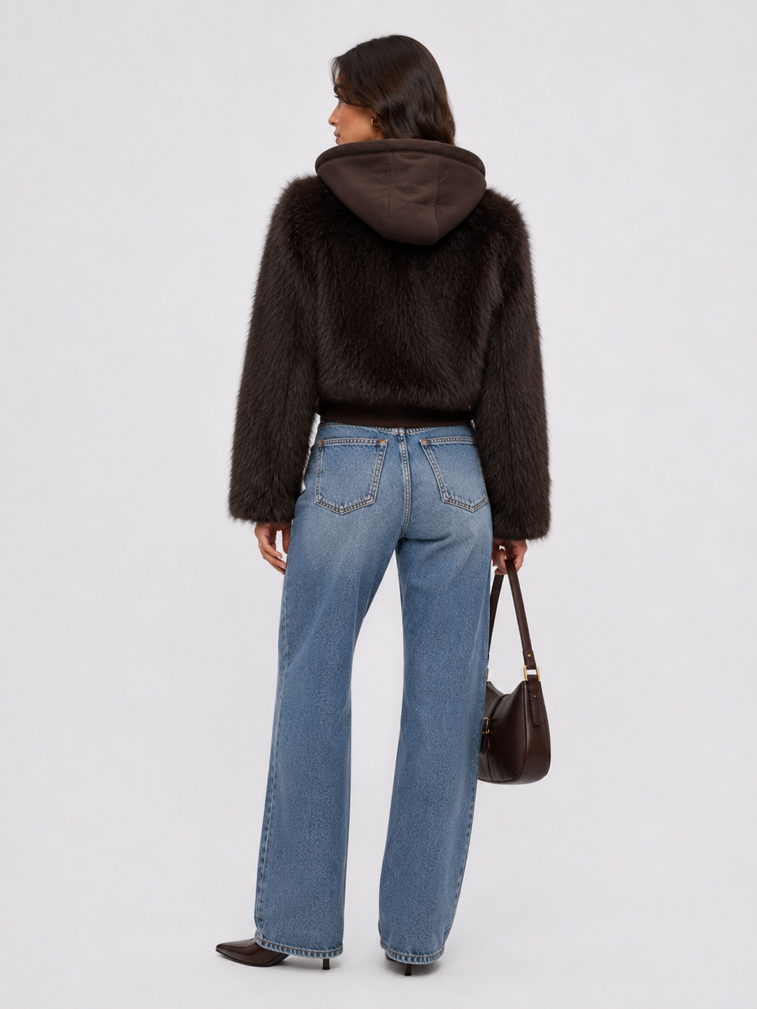 FJ0209 - The Luxe Mist Hooded Plush Jacket
