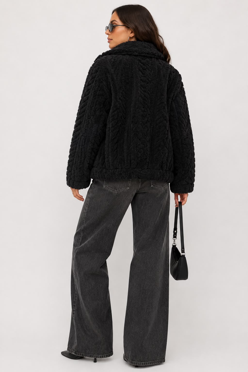 FLJ0183 - The Sienna Textured Teddy Bomber