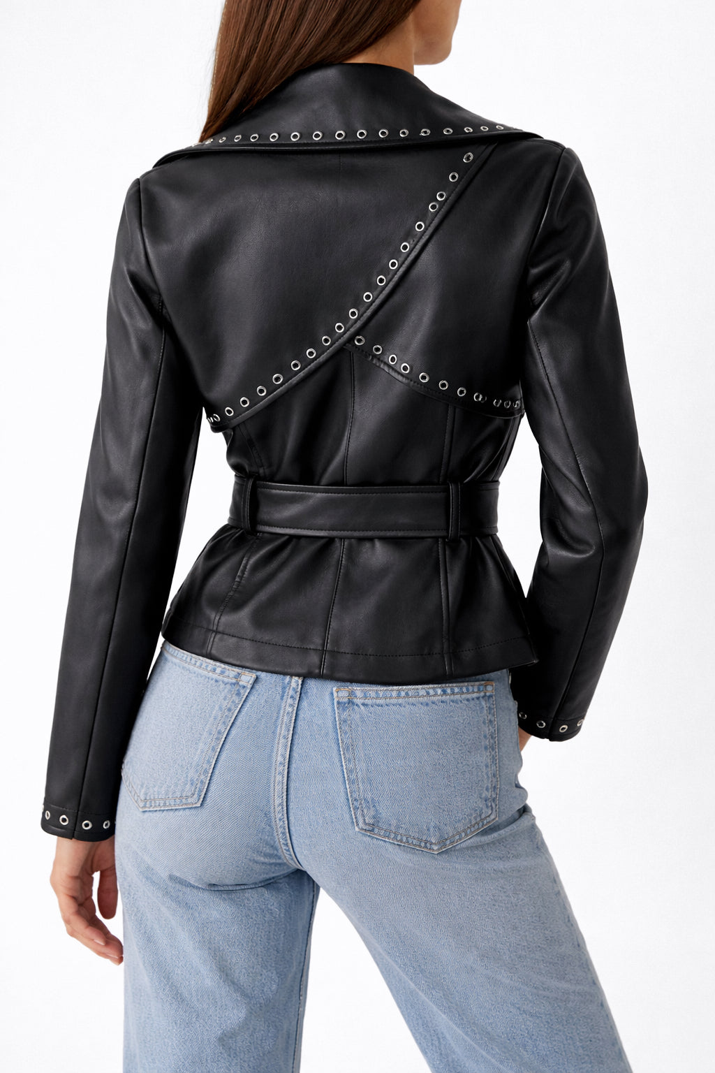 LJ0170 Leather Wrap Jacket