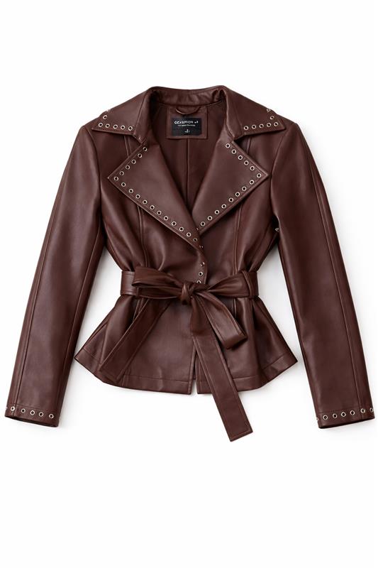 LJ0170 Leather Wrap Jacket