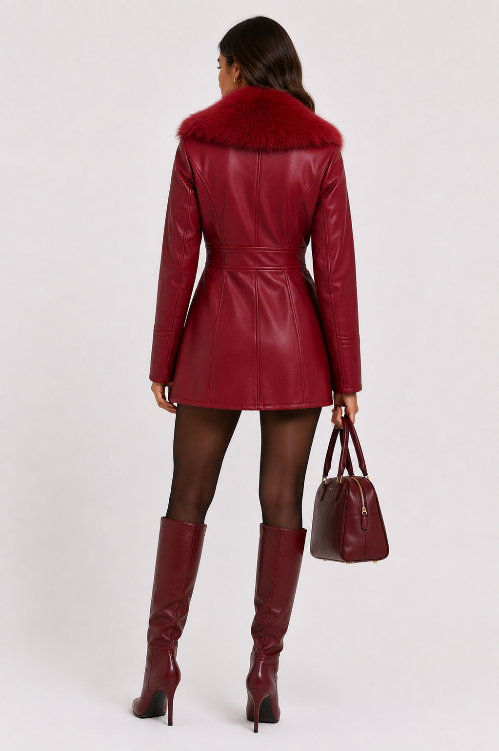 L197F2 - Women's Bonded Shearling Lined Jacket