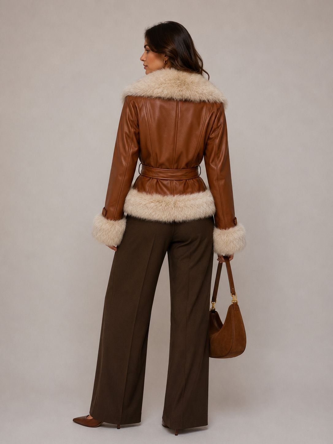 LJ0173: Midnight Luxe Faux Fur Trim