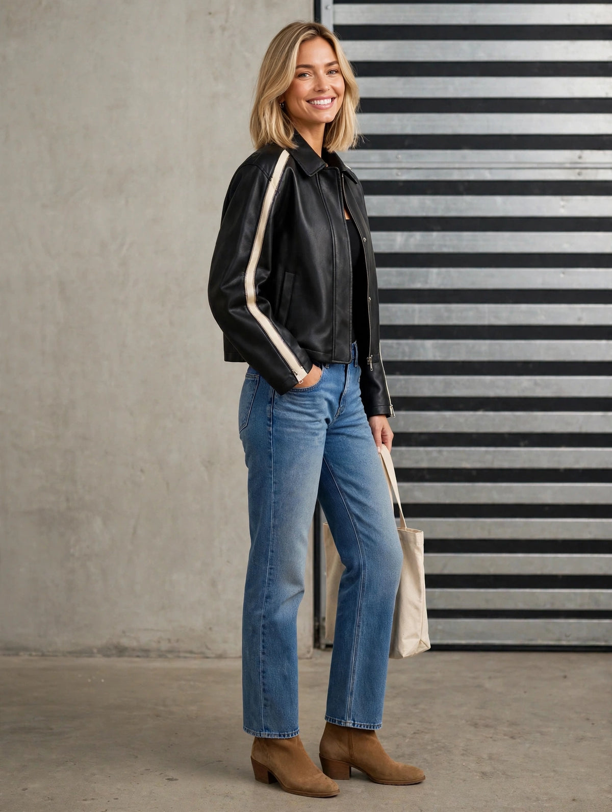 LJ0283 - The Daytona Moto Jacket