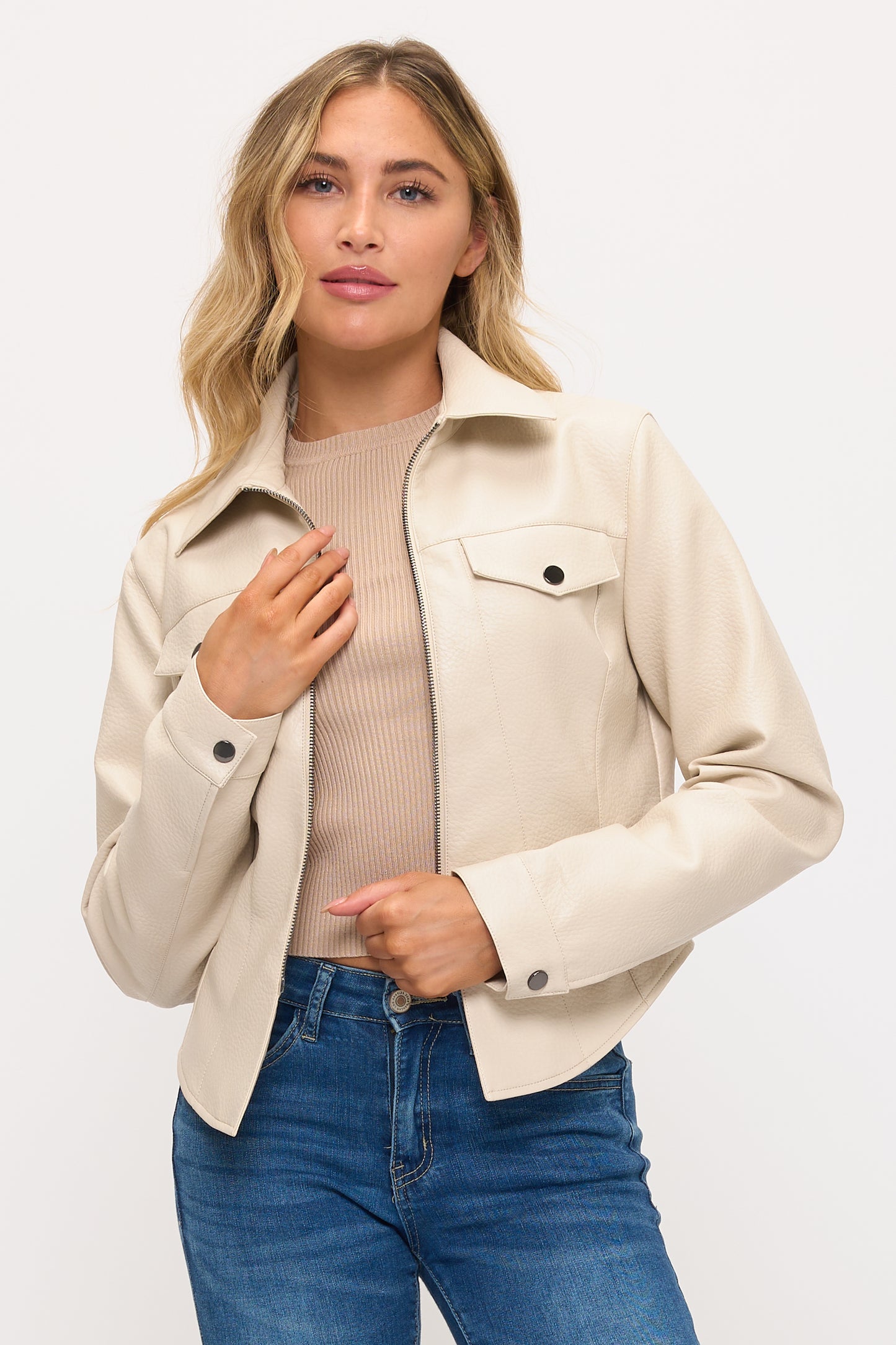 LJ0164: The Modern Maverick Jacket