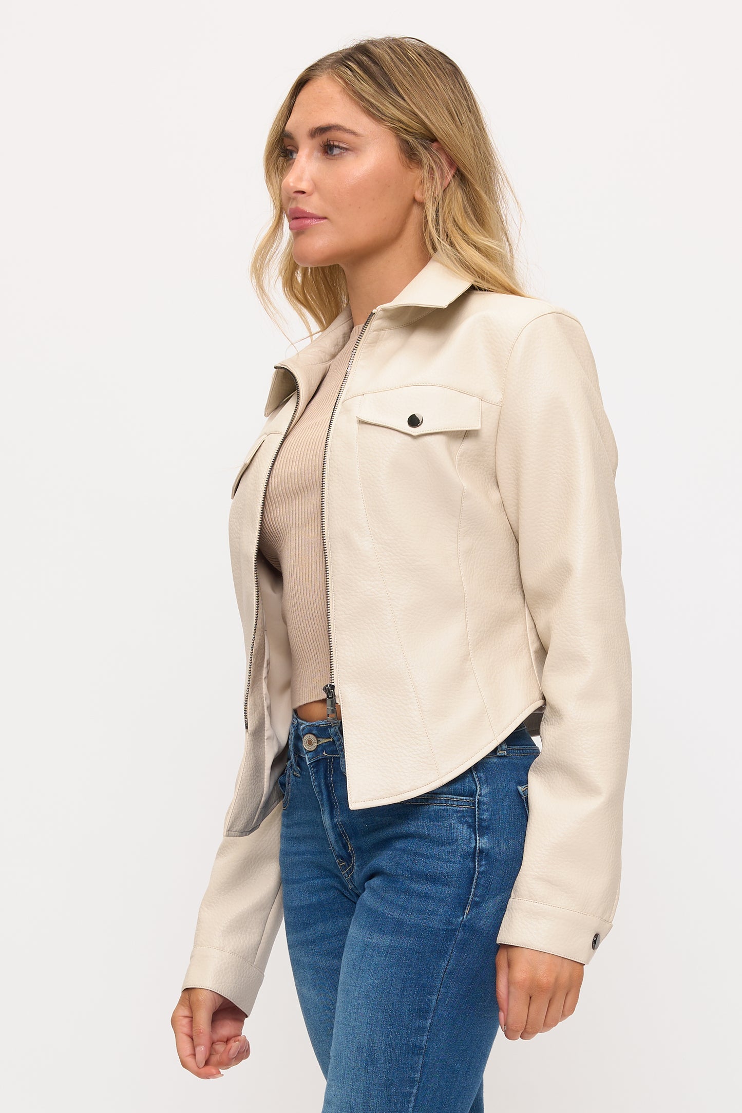 LJ0164: The Modern Maverick Jacket