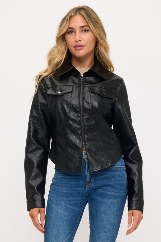 LJ0164: The Modern Maverick Jacket