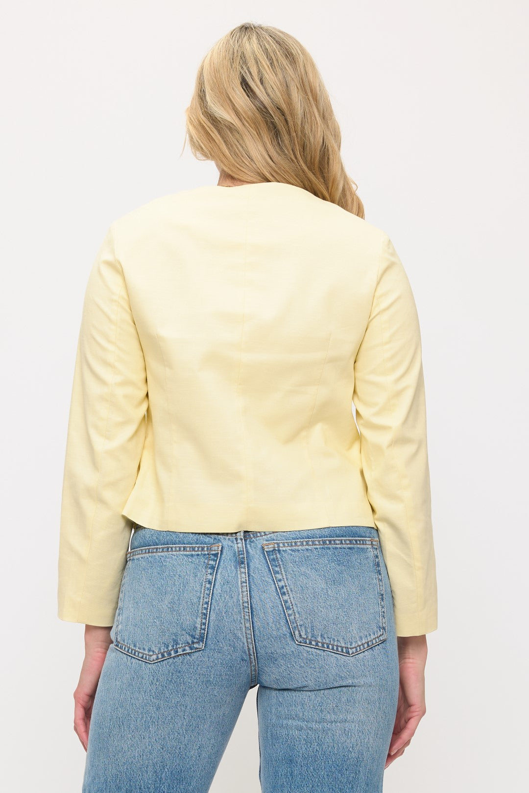 NJ002: Double Buckle Cropped Jacket