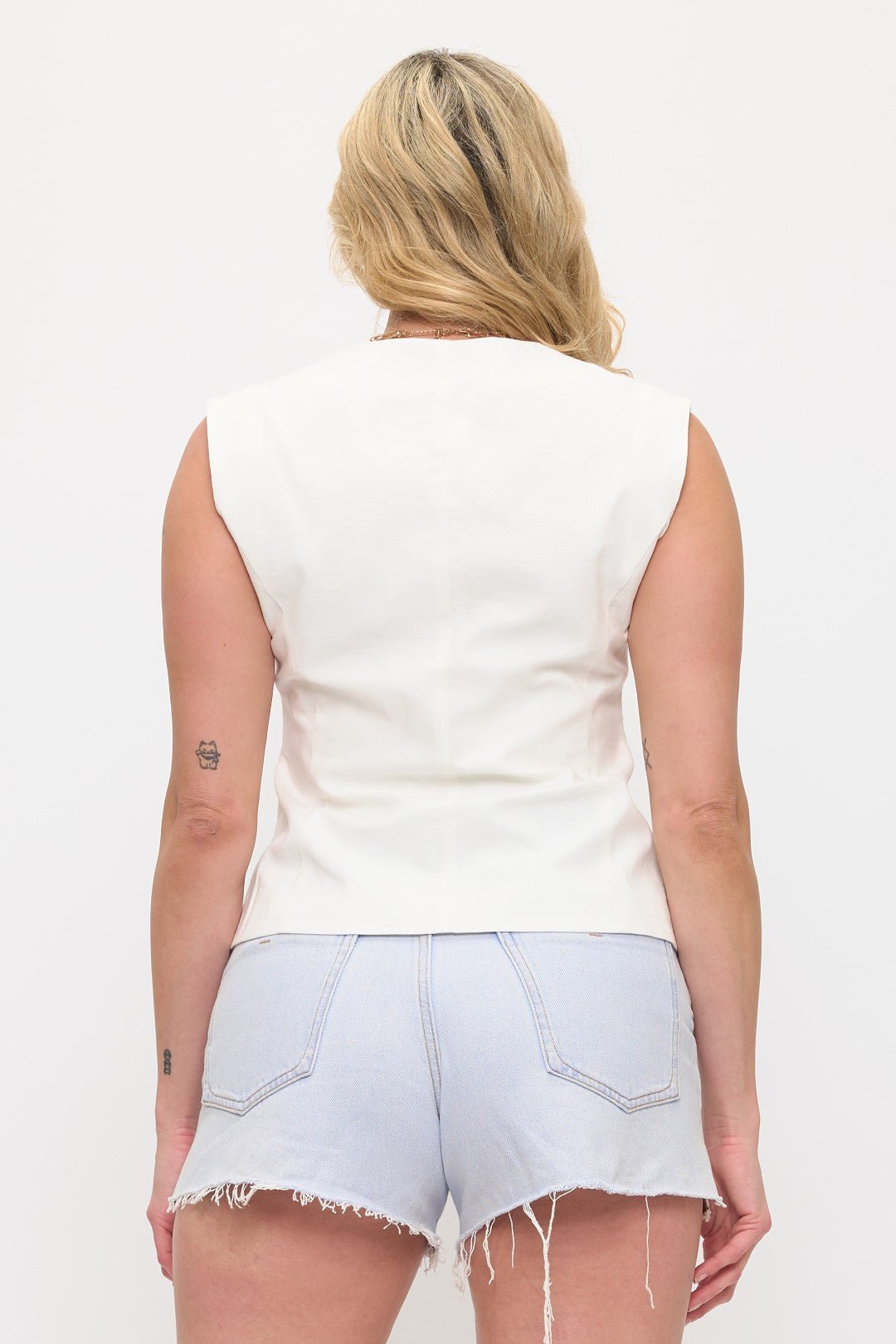 NV001: Sleeveless Wrap Vest Top