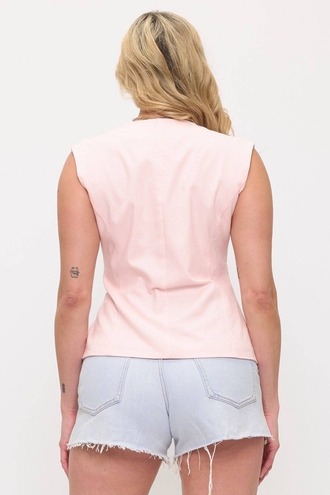 NV001: Sleeveless Wrap Vest Top