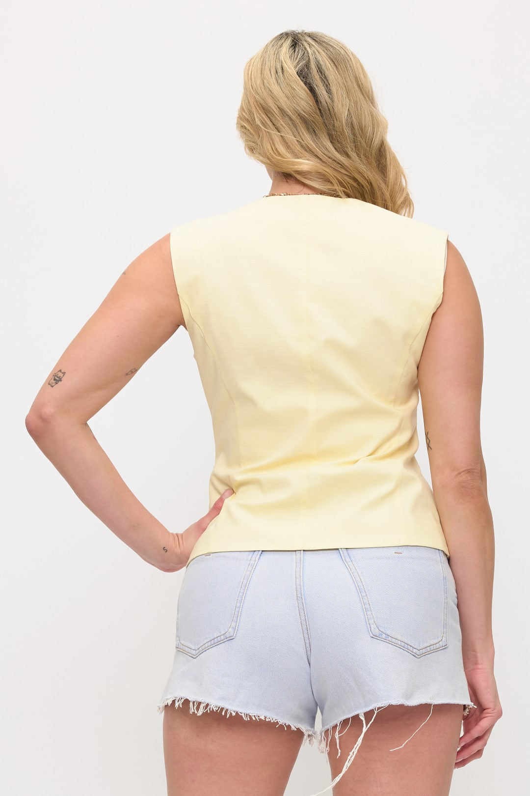 NV001: Sleeveless Wrap Vest Top