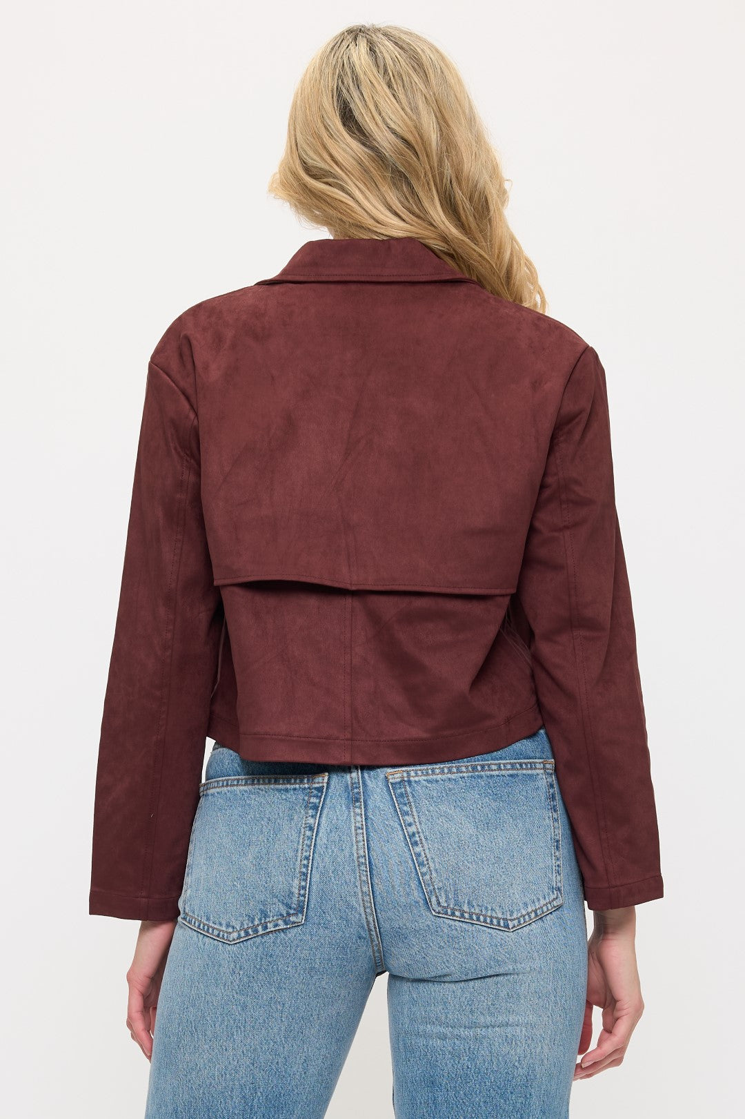 SJ001: Short Suede Jacket