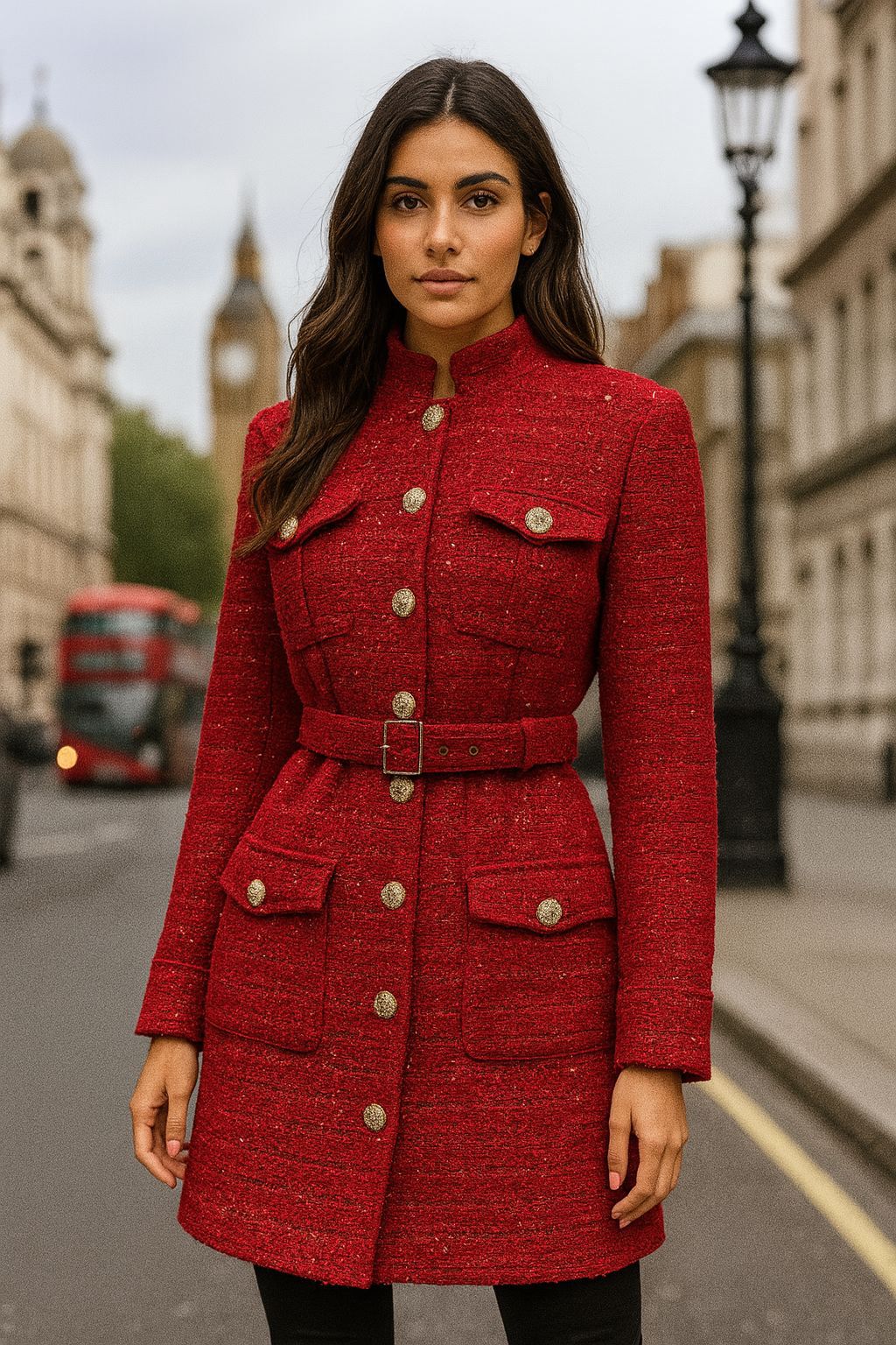 CLATC0024: The Vivienne Tweed Longline Coat